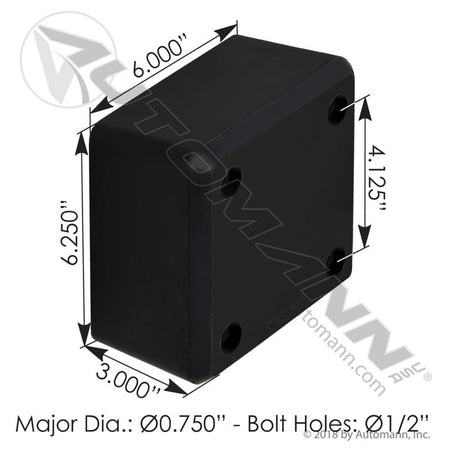 Heavy Duty Trailer Dock Bumper - Vanguard RDB00003 Automann 562.6176 562.6176 - Automann - FLEETPRO PARTS & TIRES
