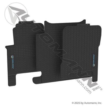Floor Mat Set - Volvo VNR 2018-2024, VNL/VNX 2019-2024 & VHD Grooved - 562.FM96104 562.FM96104 - Automann - FLEETPRO PARTS & TIRES