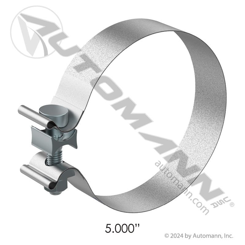 5 Inch AccuSeal Exhaust Clamp – Aluminized Steel – Torca Style – Replaces J000203 & AS5A 562.U3705A-T - FleetPro - FLEETPRO PARTS & TIRES