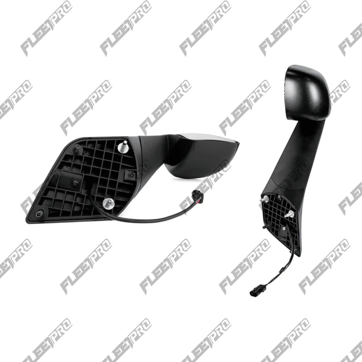New Cascadia Hood Mount Mirror (2018 - 2026) - Heated Driver Side - Replaces A2273566000 563.46091 - Automann - FLEETPRO PARTS & TIRES