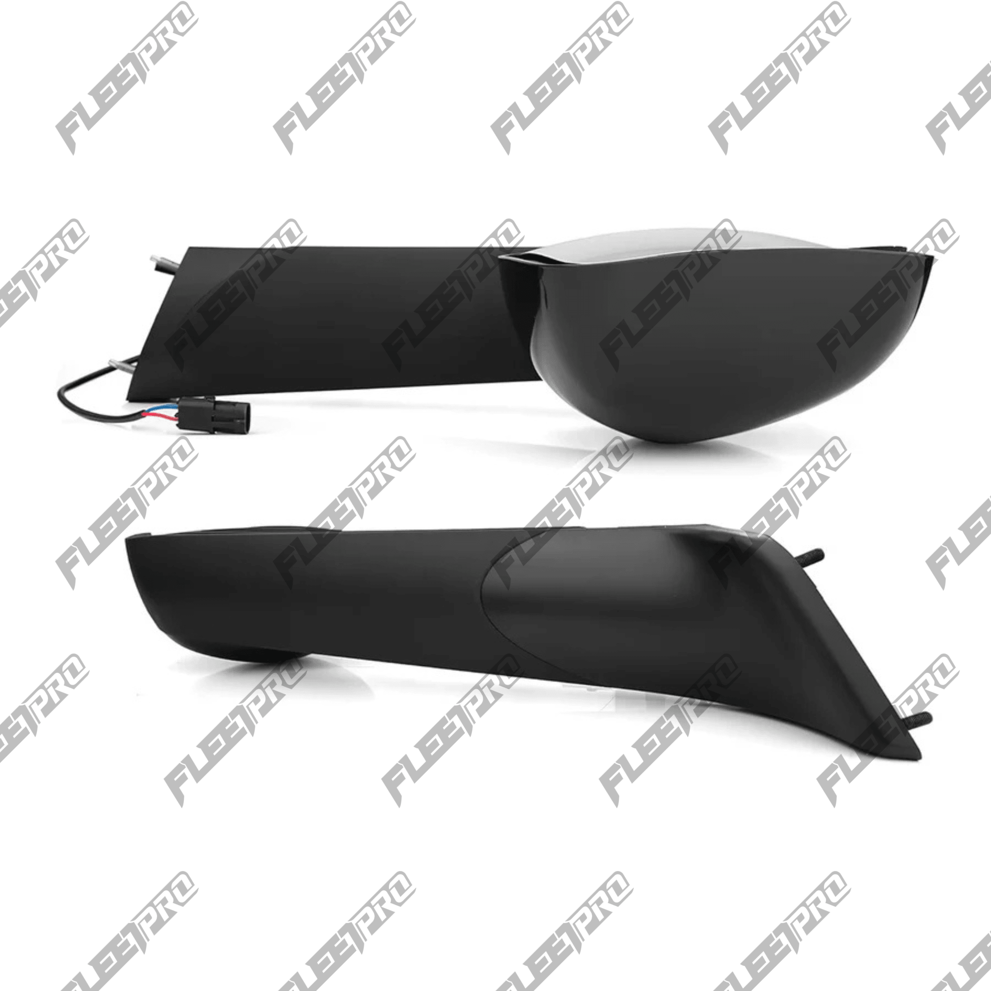 New Cascadia Hood Mount Mirror (2018 - 2026) - Heated Driver Side - Replaces A2273566000 563.46091 - Automann - FLEETPRO PARTS & TIRES