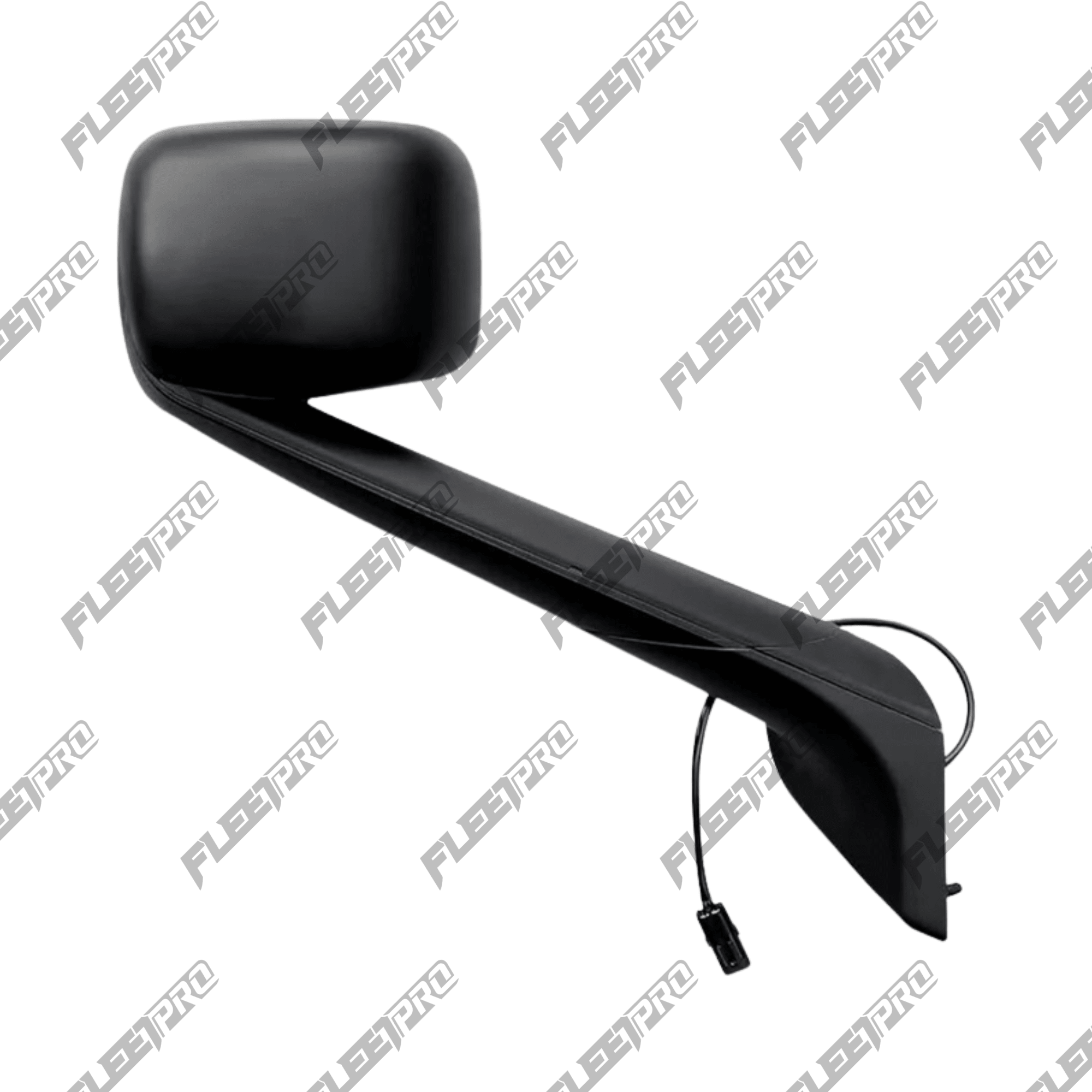New Cascadia Hood Mount Mirror (2018 - 2026) - Heated Passenger Side - Replaces A2273566001 563.46092 - Automann - FLEETPRO PARTS & TIRES