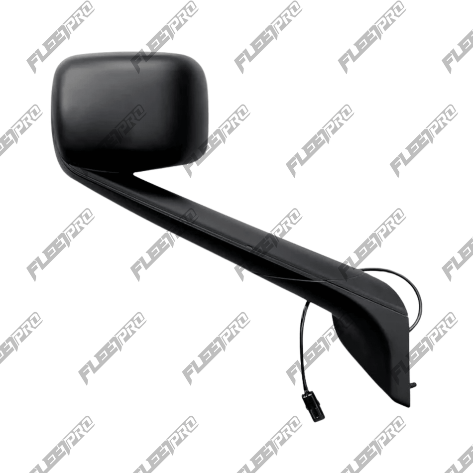 New Cascadia Hood Mount Mirror (2018 - 2026) - Heated Passenger Side - Replaces A2273566001 563.46092 - Automann - FLEETPRO PARTS & TIRES