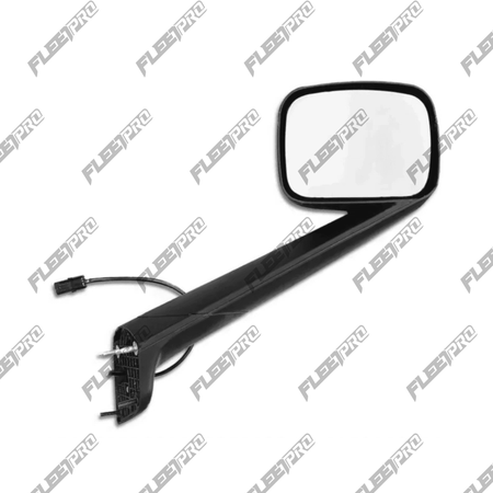 New Cascadia Hood Mount Mirror (2018 - 2026) - Heated Passenger Side - Replaces A2273566001 563.46092 - Automann - FLEETPRO PARTS & TIRES