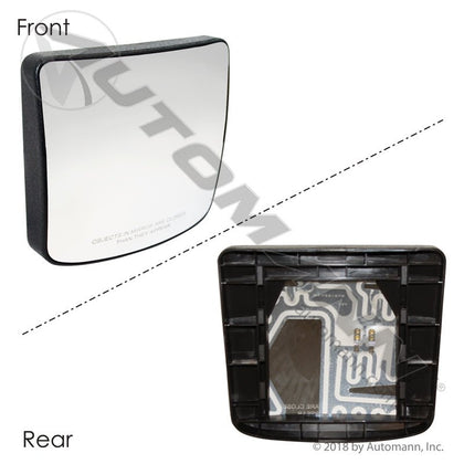 Heated Convex Mirror Glass - Volvo VNL 2004-2024 - Replaces Volvo 85108729 563.96041 563.96041 - Automann - FLEETPRO PARTS & TIRES