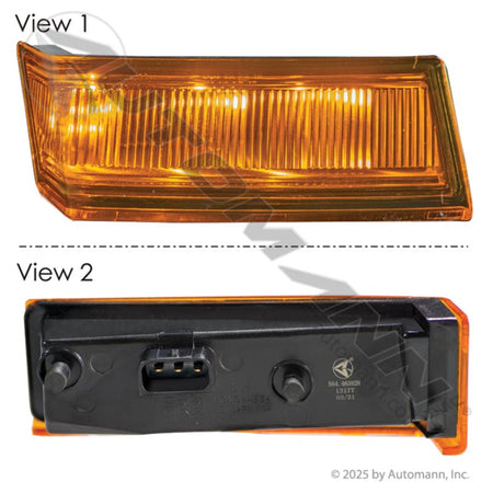 Cascadia LH LED Turn Signal - 2018 - 2026 Driver Side - A06 - 90212 - 004 564.46092N - Automann - FLEETPRO PARTS & TIRES