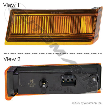 Cascadia RH LED Turn Signal - 2018 - 2026 Passenger Side - A06 - 90212 - 005 564.46093N - Automann - FLEETPRO PARTS & TIRES