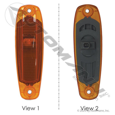 Cascadia Amber LED Marker Light - 2018 - 2026 Low Profile - A66 - 01728 - 001 564.46094 - Automann - FLEETPRO PARTS & TIRES