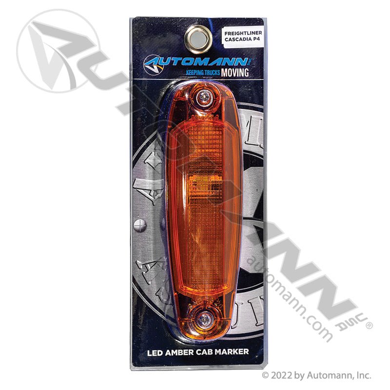 Cascadia Amber LED Marker Light - 2018 - 2026 Low Profile - A66 - 01728 - 001 564.46094 - Automann - FLEETPRO PARTS & TIRES