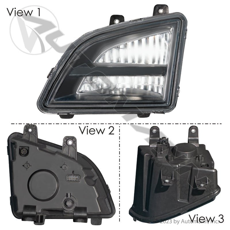 Volvo VNL LED Fog Light - 2018 - 2025 Driver Left - 82775826 564.96042L - Automann - FLEETPRO PARTS & TIRES