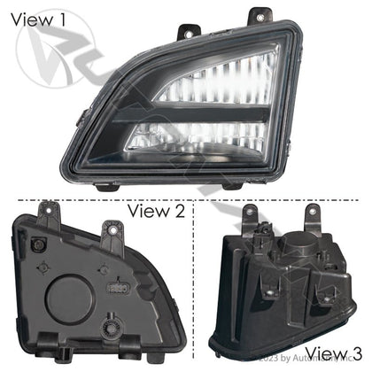 Volvo VNL LED Fog Light - 2018 - 2025 Driver Left - 82775826 564.96042L - Automann - FLEETPRO PARTS & TIRES