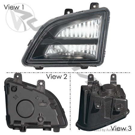 Volvo VNL LED Fog Light - 2018 - 2025 Driver Left - 82775826 564.96042L - Automann - FLEETPRO PARTS & TIRES