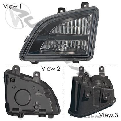 Volvo VNL LED Fog Light - 2018 - 2025 Driver Left - 82775826 564.96042L - Automann - FLEETPRO PARTS & TIRES