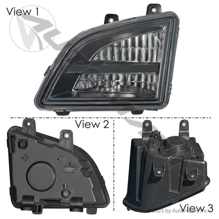 Volvo VNL LED Fog Light - 2018 - 2025 Driver Left - 82775826 564.96042L - Automann - FLEETPRO PARTS & TIRES