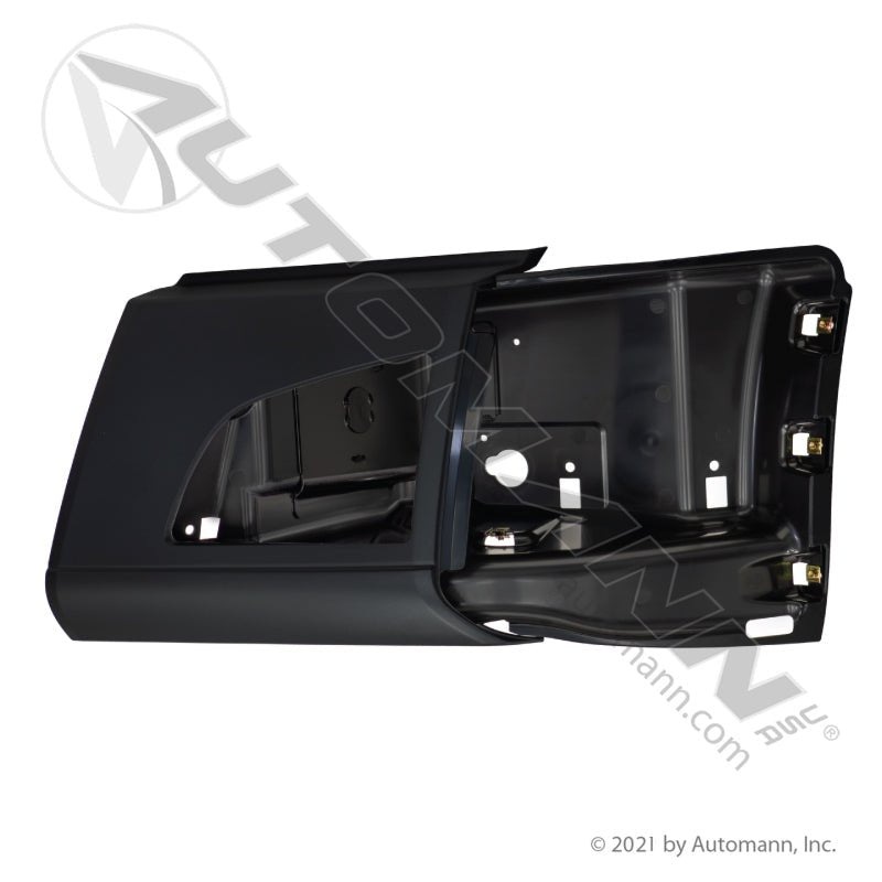 Volvo VNL LH Bumper Corner (2018 - 2025) - Primed with Fog Light Cutout - Replaces 82750068 564.96084 - Automann - FLEETPRO PARTS & TIRES