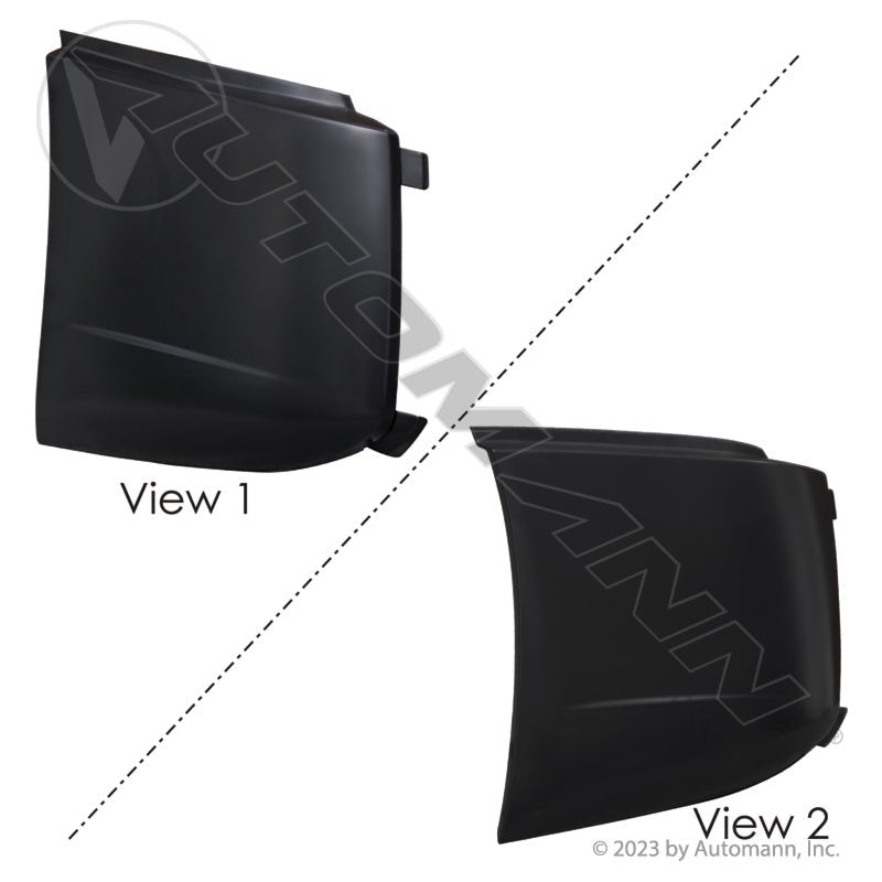 Volvo VNL RH Bumper Cover (2018 - 2025) - Passenger Side - Replaces 82750590 564.96087 - Automann - FLEETPRO PARTS & TIRES