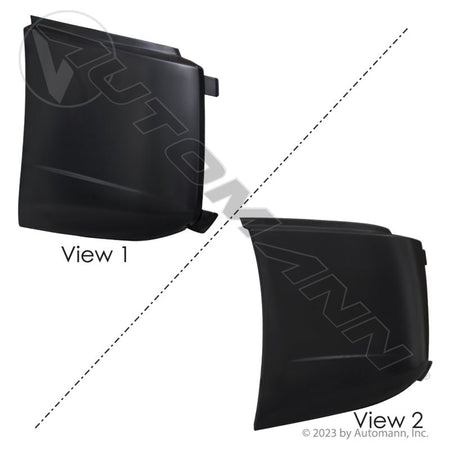Volvo VNL RH Bumper Cover (2018 - 2025) - Passenger Side - Replaces 82750590 564.96087 - Automann - FLEETPRO PARTS & TIRES