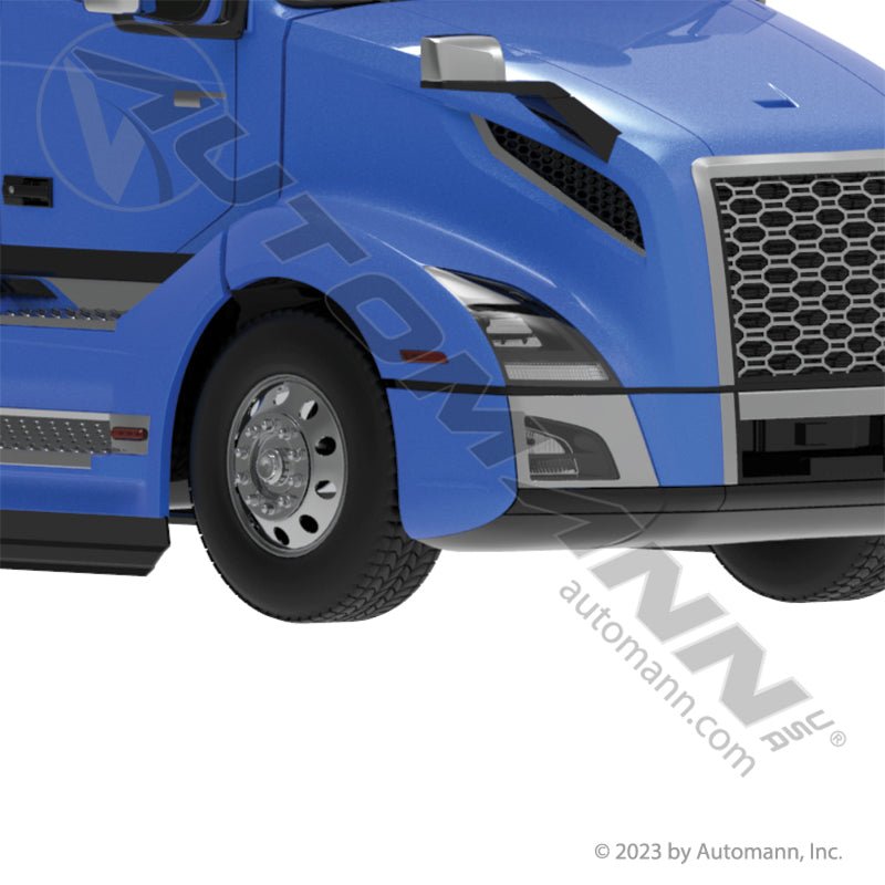 Volvo VNL RH Bumper Cover (2018 - 2025) - Passenger Side - Replaces 82750590 564.96087 - Automann - FLEETPRO PARTS & TIRES