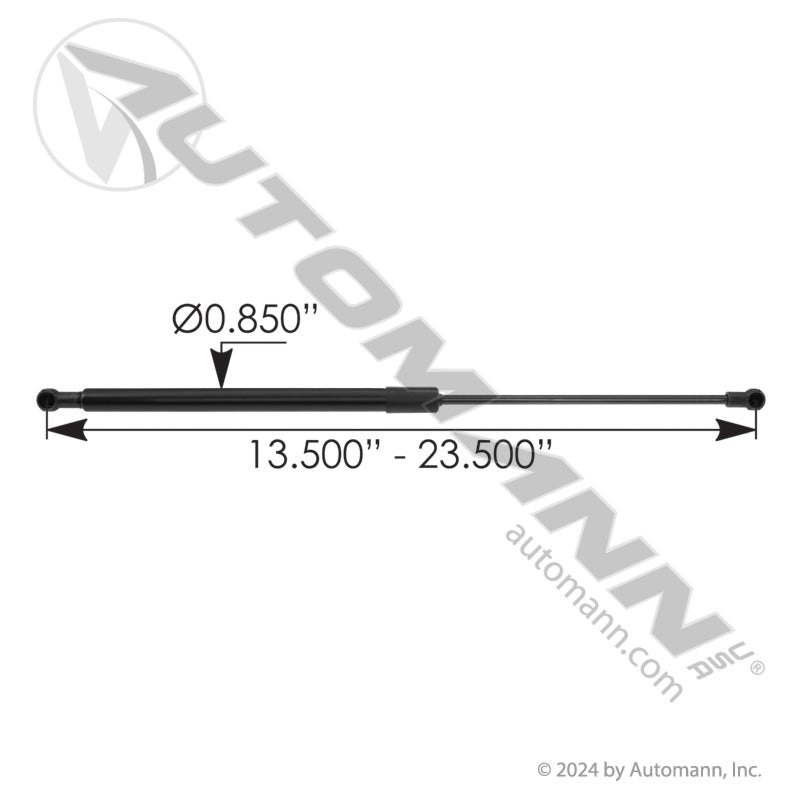 Volvo VNL Hood Shock (2018 - 2025) - Stabilus OE Gas Spring - Replaces 82750994 565.185522 - Stabilus OE - FLEETPRO PARTS & TIRES