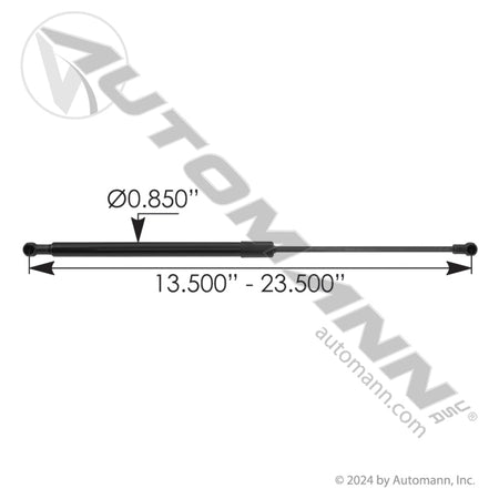 Volvo VNL Hood Shock (2018 - 2025) - Stabilus OE Gas Spring - Replaces 82750994 565.185522 - Stabilus OE - FLEETPRO PARTS & TIRES