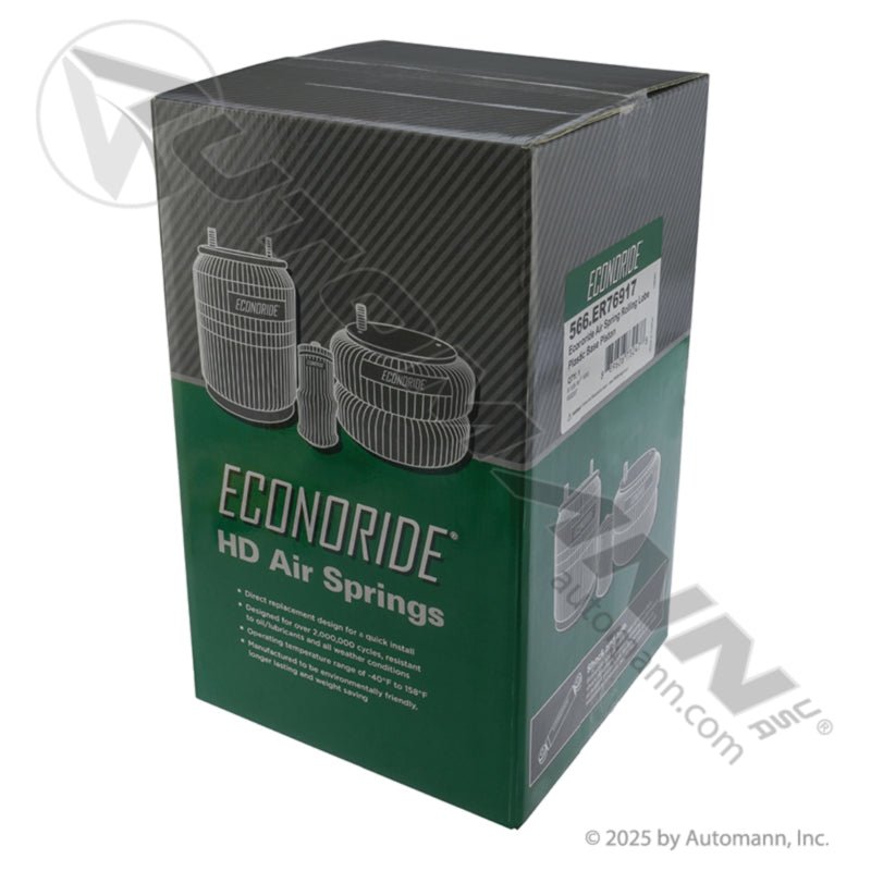 Freightliner Cascadia Air Spring – Econoride Rolling Lobe – Replaces A16 - 21077 - 001 566.ER76917 - Econoride - FLEETPRO PARTS & TIRES