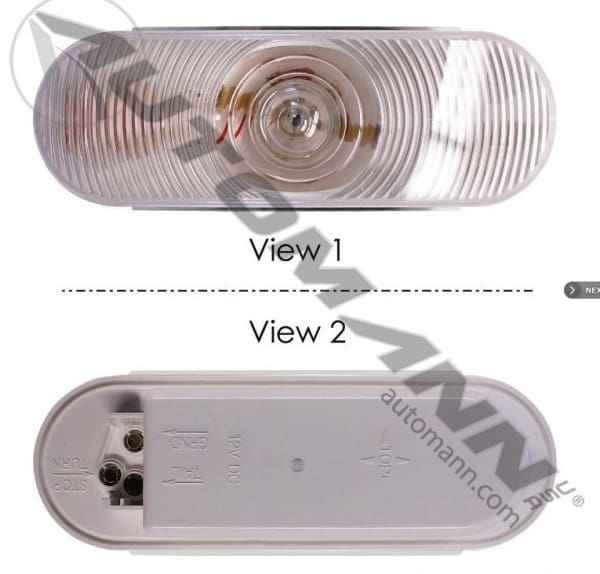 6 Inch Oval LED Backup Light – White Reverse Lamp – Automann 571.LG60W