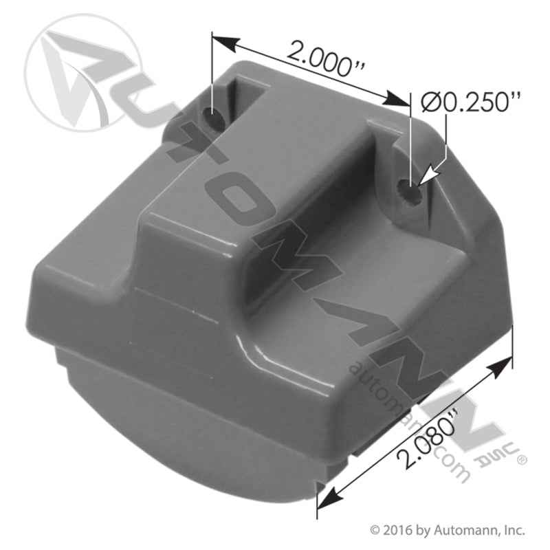 License Plate Light Bracket – Gray Plastic – Universal Fit – Replaces 15729