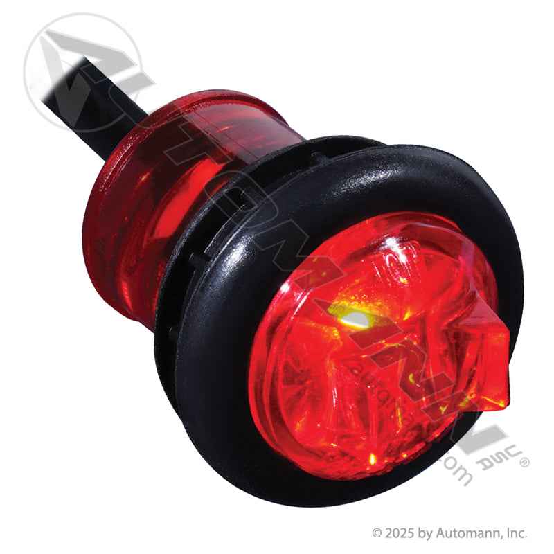 3/4 Inch Red LED Marker Light – Bulk 25 Pack – P2PC Rated – Automann 571.LD33PR1-25