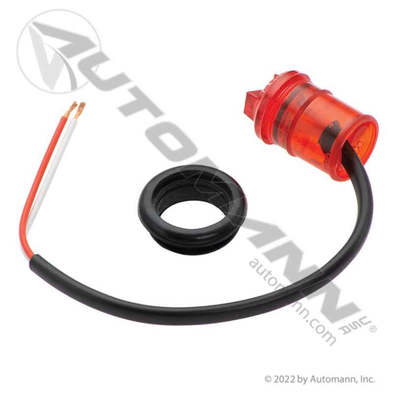 3/4 Inch Red LED Marker Light – Bulk 25 Pack – P2PC Rated – Automann 571.LD33PR1-25