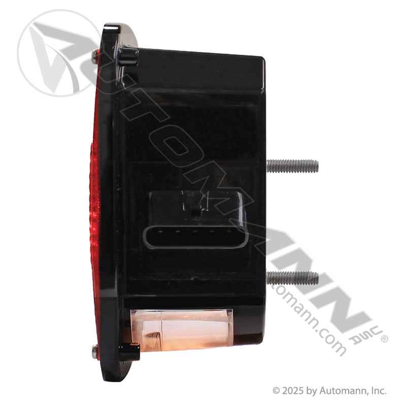 Freightliner LH Stop Tail Turn Light – Box Assembly with License Window – Replaces Grote 53712