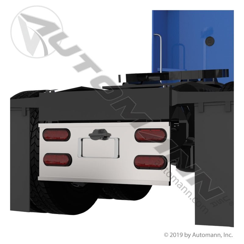 License Plate Light Bracket – Gray Plastic – Universal Fit – Replaces 15729 571.BK15LG - Automann - FLEETPRO PARTS & TIRES