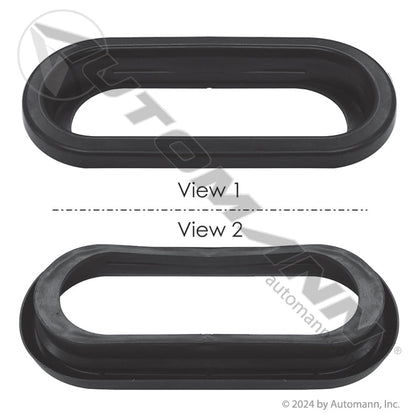6 Inch Oval Light Grommet - Vinyl Automann 571.GR60 60700 92420 571.GR60 - Automann - FLEETPRO PARTS & TIRES