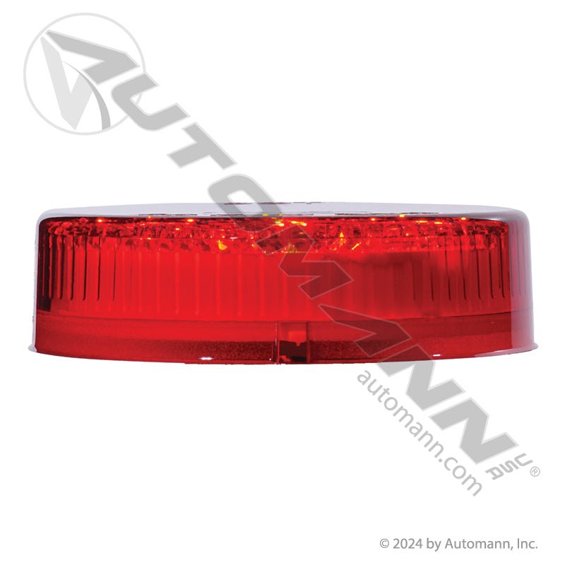 Reflex Marker & Clearance LED Light - 2-1/2 Inch Round Red 7-Diode - Trucklite 1052 G1002 571.LD11R7 571.LD11R7 - Automann - FLEETPRO PARTS & TIRES