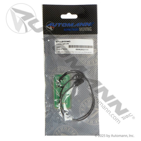 License Plate LED Light - 1in x 2in 3-Diode Bracket Mount - Trucklite 15205 571.LD151W3 571.LD151W3 - Automann - FLEETPRO PARTS & TIRES