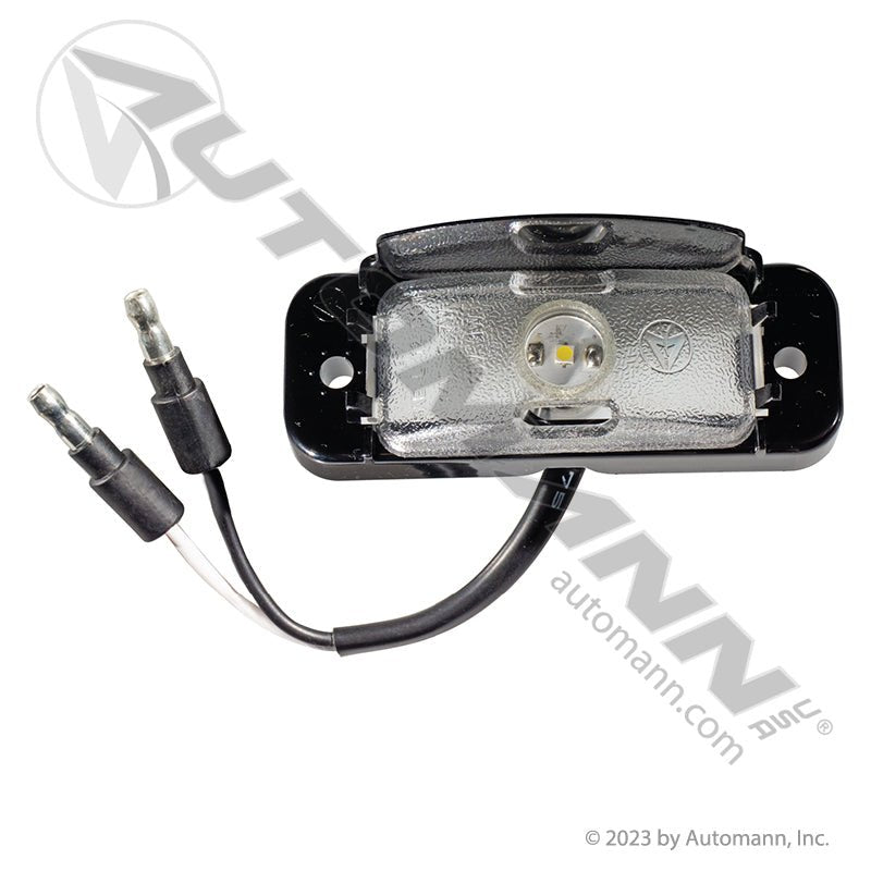 License Plate LED Light - 1.3 x 3.75 Inch Clear with Black Bracket - Grote 60691 571.LD18W1 571.LD18W1 - Automann - FLEETPRO PARTS & TIRES