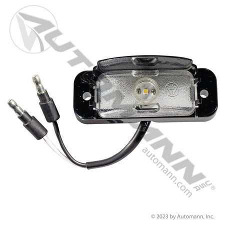 License Plate LED Light - 1.3 x 3.75 Inch Clear with Black Bracket - Grote 60691 571.LD18W1 571.LD18W1 - Automann - FLEETPRO PARTS & TIRES