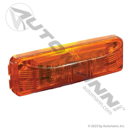 Amber Marker & Clearance LED Light - 1 x 4 Inch 12-Diode - Trucklite 19250Y 1960A G1903 571.LD19A12 571.LD19A12 - Automann - FLEETPRO PARTS & TIRES