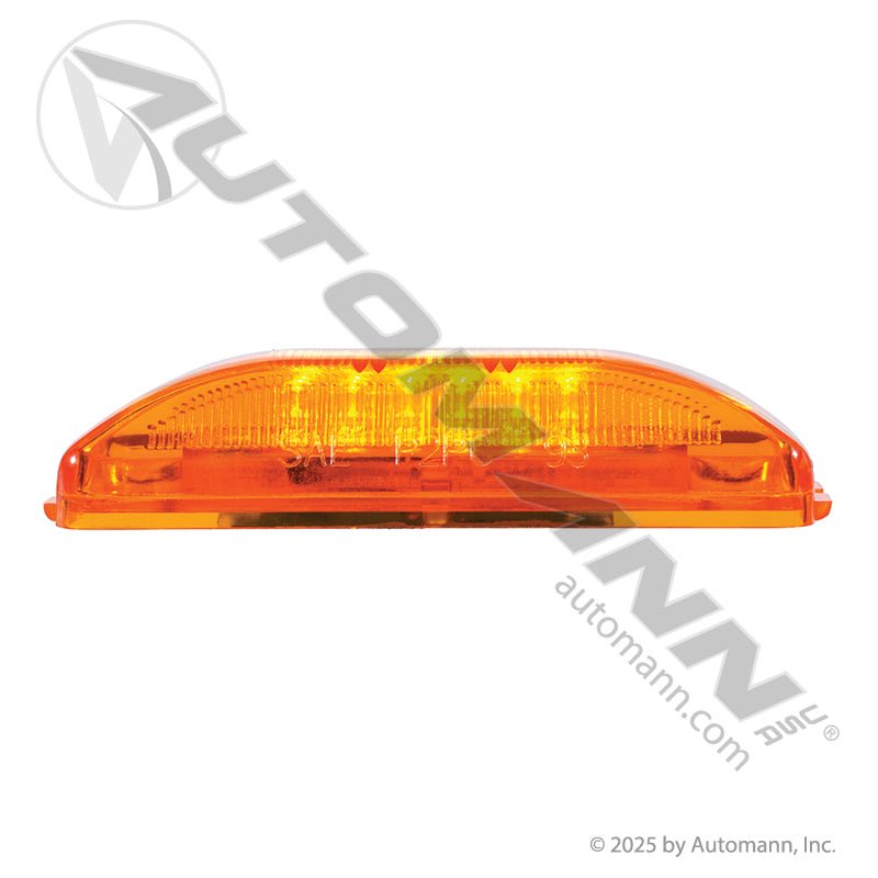 Amber Marker & Clearance LED Light - 1 x 4 Inch 12-Diode - Trucklite 19250Y 1960A G1903 571.LD19A12 571.LD19A12 - Automann - FLEETPRO PARTS & TIRES