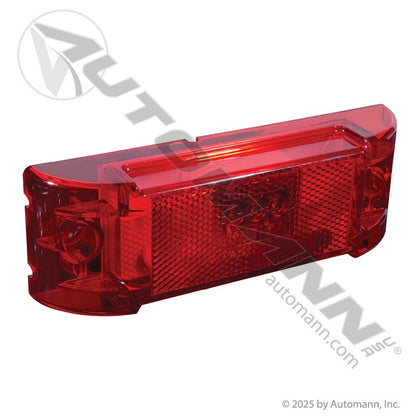 Reflex Marker & Clearance LED Light - 2 x 6 in Red 3-Diode with Pigtail - 2150 M20330R 571.LD21R3 571.LD21R3 - Automann - FLEETPRO PARTS & TIRES