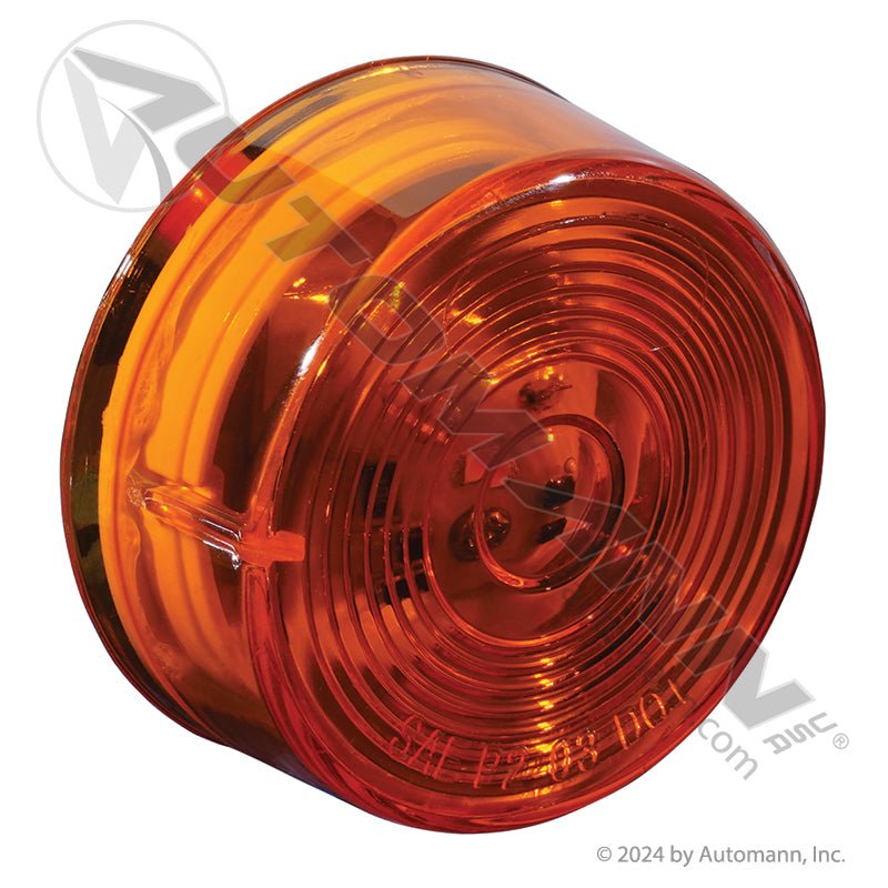 Round Marker & Clearance LED Light - 2 in Amber 1-Diode - 3058A 47113 MCL56ABP 571.LD301A1-1 571.LD301A1-1 - Automann - FLEETPRO PARTS & TIRES