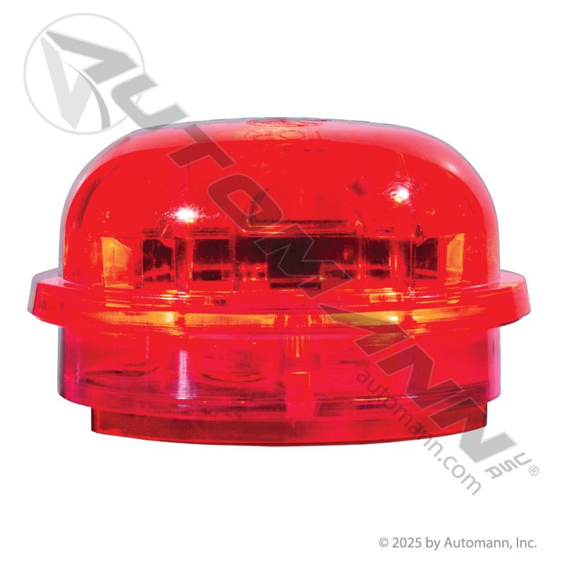 Marker Light LED 2 Inch Red - 8 - Diode PC Rated 571.LD302R8 30375R 571.LD302R8 - Automann - FLEETPRO PARTS & TIRES