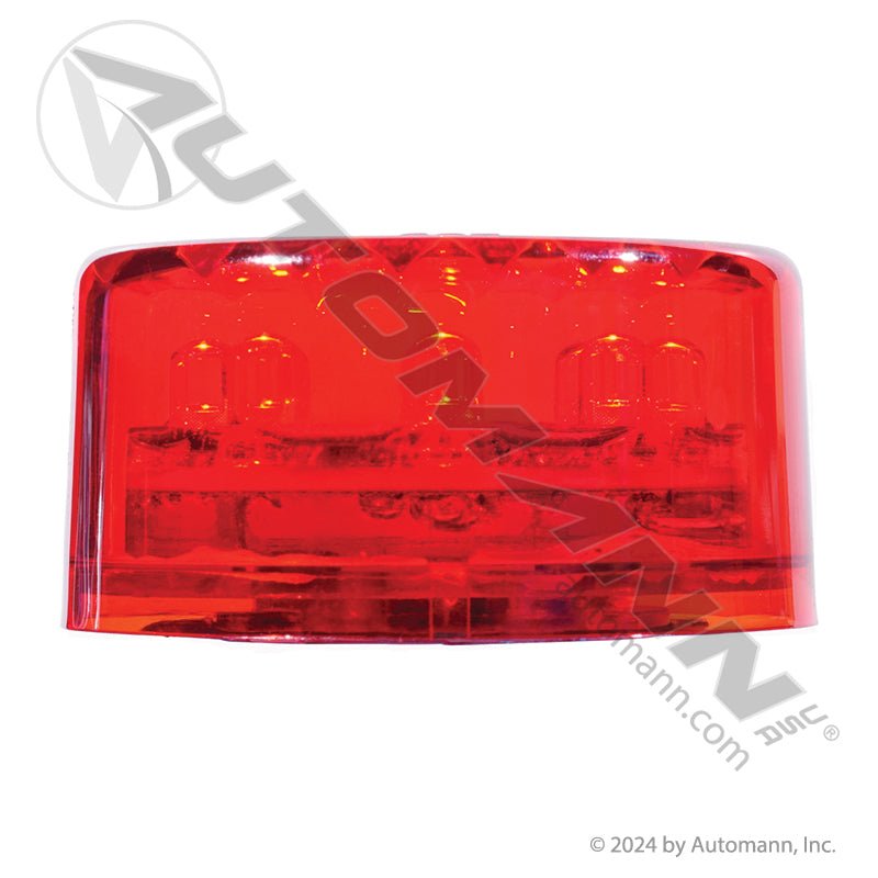 Round Marker & Clearance LED Light - 2 in Red 9-Diode - Trucklite 3050 Grote G3002 571.LD30R9 571.LD30R9 - Automann - FLEETPRO PARTS & TIRES