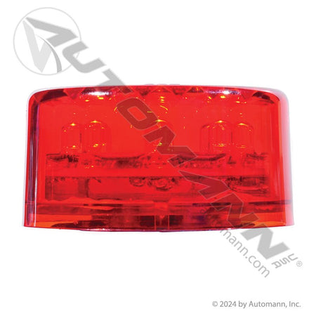 Round Marker & Clearance LED Light - 2 in Red 9-Diode - Trucklite 3050 Grote G3002 571.LD30R9 571.LD30R9 - Automann - FLEETPRO PARTS & TIRES