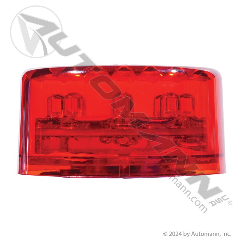 Round Marker & Clearance LED Light - 2 in Red 9-Diode - Trucklite 3050 Grote G3002 571.LD30R9 571.LD30R9 - Automann - FLEETPRO PARTS & TIRES