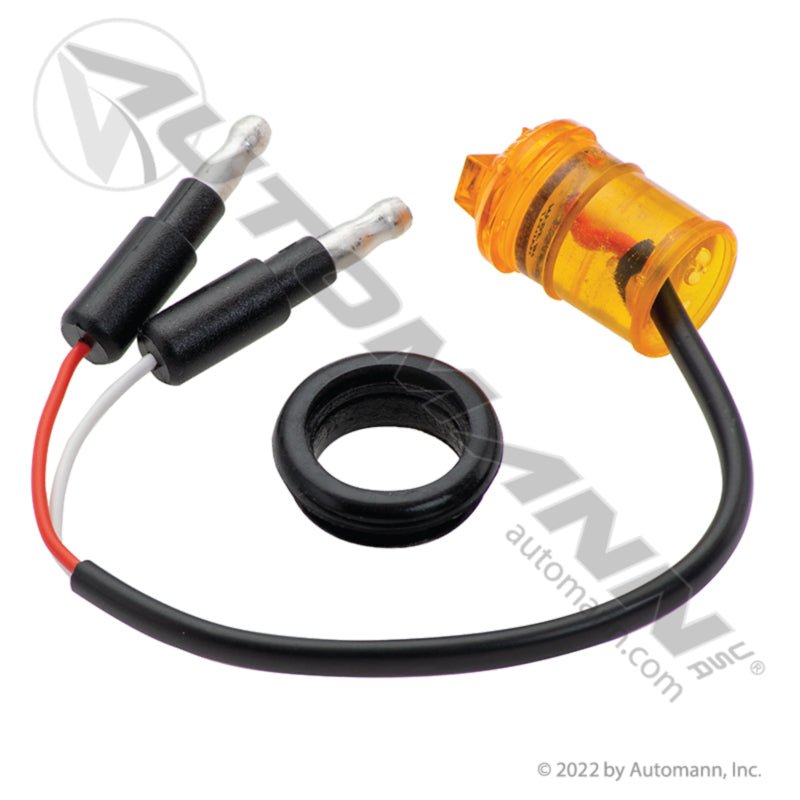 3/4in Amber LED Marker Light - .180 Bullets 33050Y M177ABT2 MCL11AHPGP 571.LD33PA1 - BLT 571.LD33PA1-BLT - Automann - FLEETPRO PARTS & TIRES