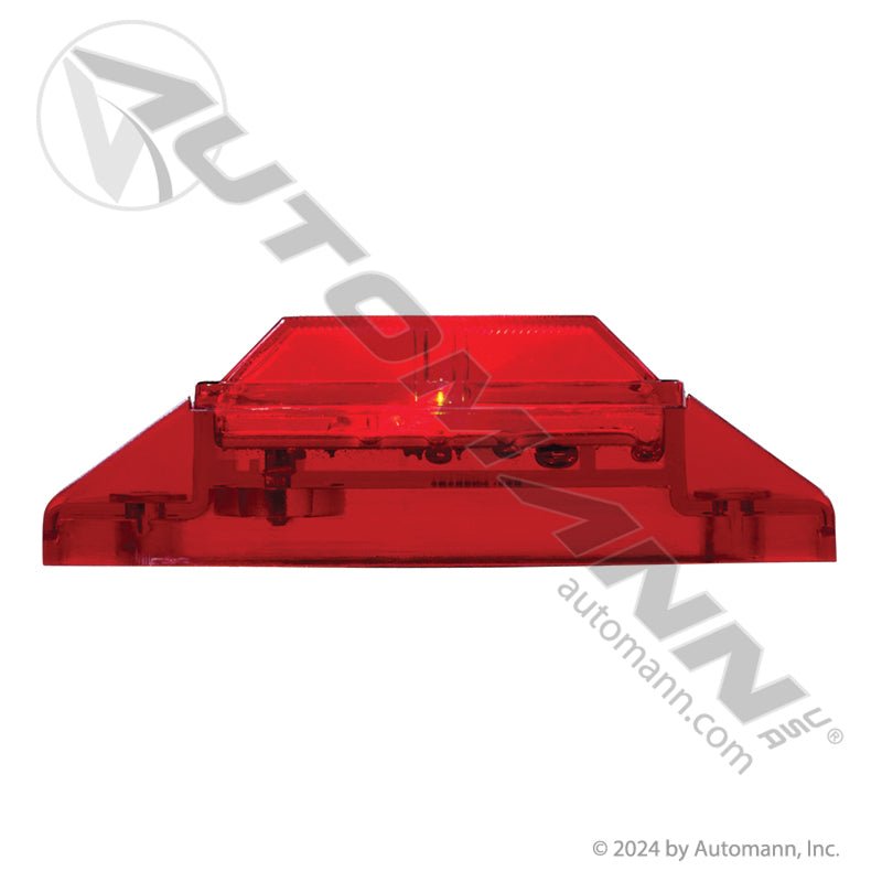 Red LED Clearance Marker Light – 3/4" x 4" Flush Mount – Replaces Truck - Lite 35200R 571.LD351R1 - Automann - FLEETPRO PARTS & TIRES