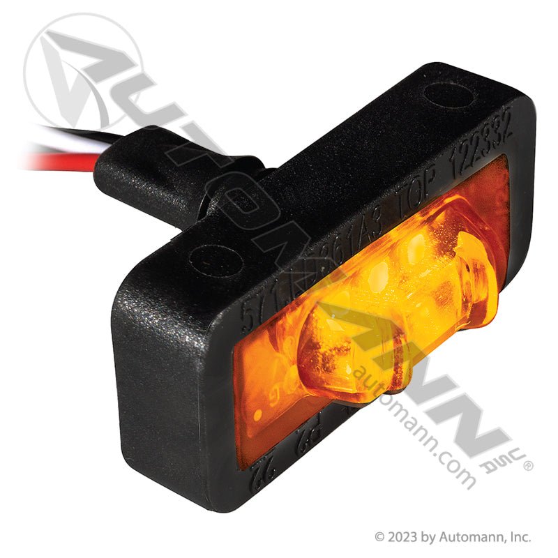 Amber Dual Function Marker Light - 3 - Diode Hardwired - 571.LD361A3 36203Y 571.LD361A3 - Automann - FLEETPRO PARTS & TIRES