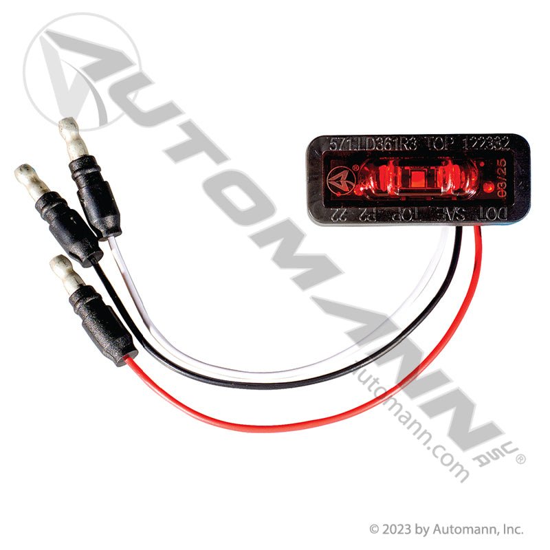 Marker Light LED Dual Function - Red 3 - Diode Adhesive Mount 571.LD361R3 571.LD361R3 - Automann - FLEETPRO PARTS & TIRES