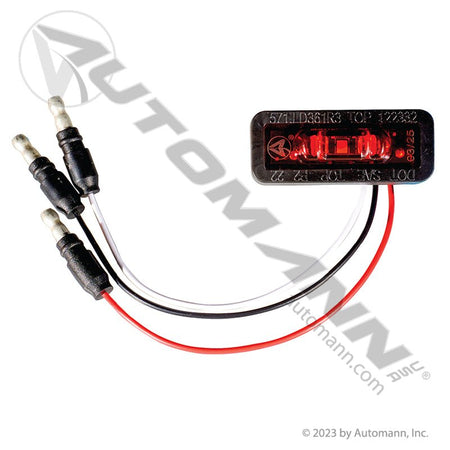 Marker Light LED Dual Function - Red 3 - Diode Adhesive Mount 571.LD361R3 571.LD361R3 - Automann - FLEETPRO PARTS & TIRES