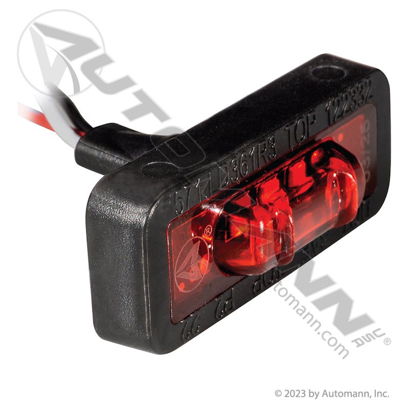 Marker Light LED Dual Function - Red 3 - Diode Adhesive Mount 571.LD361R3 571.LD361R3 - Automann - FLEETPRO PARTS & TIRES